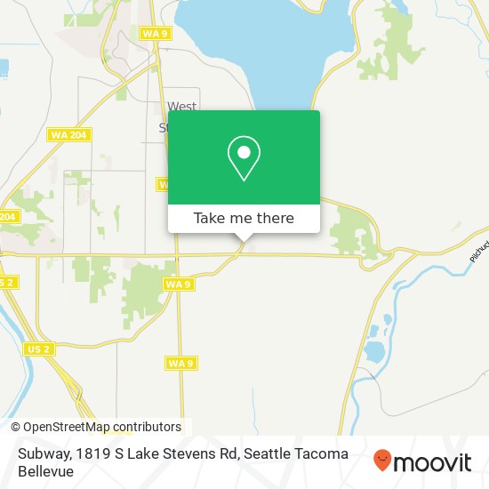 Subway, 1819 S Lake Stevens Rd map