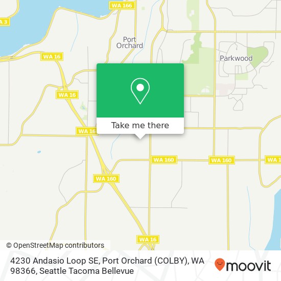 4230 Andasio Loop SE, Port Orchard (COLBY), WA 98366 map
