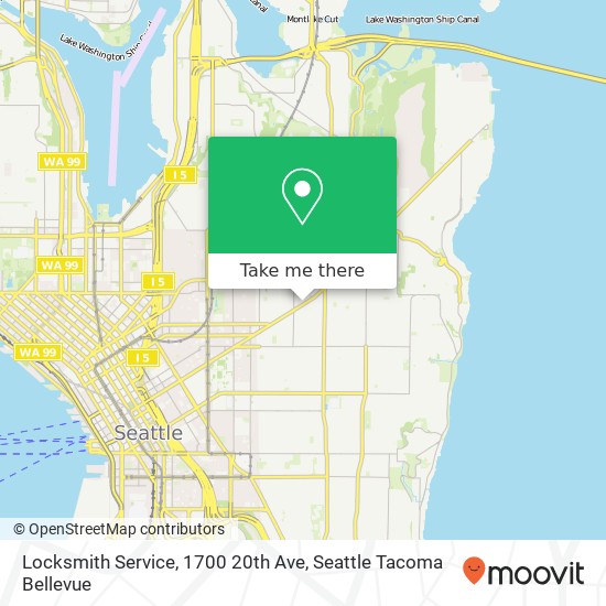 Locksmith Service, 1700 20th Ave map