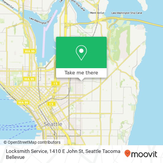 Locksmith Service, 1410 E John St map