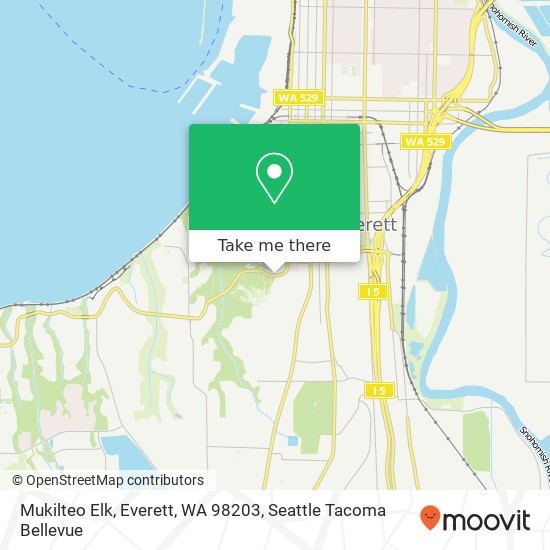 Mukilteo Elk, Everett, WA 98203 map