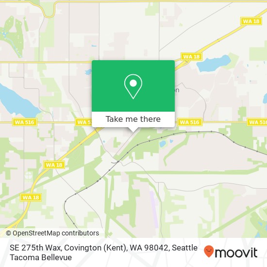 SE 275th Wax, Covington (Kent), WA 98042 map