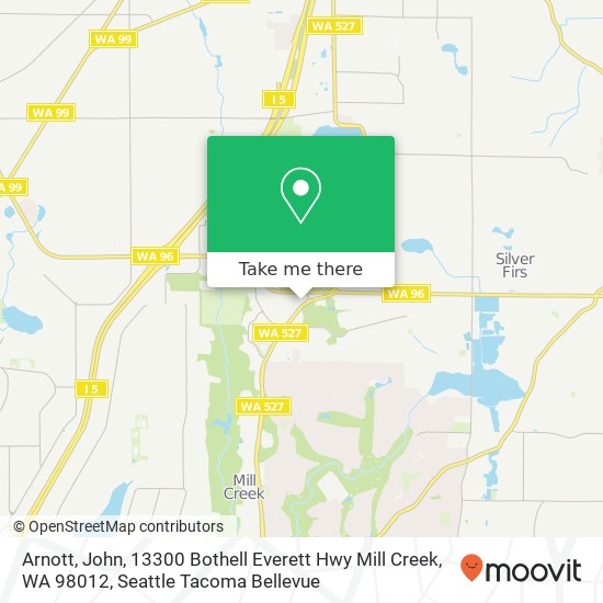 Mapa de Arnott, John, 13300 Bothell Everett Hwy Mill Creek, WA 98012