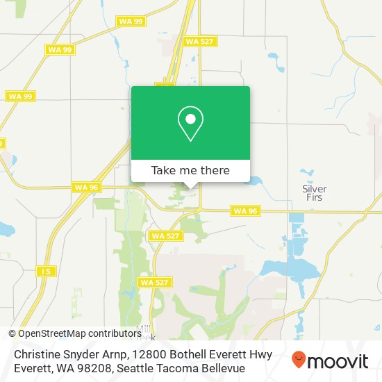 Mapa de Christine Snyder Arnp, 12800 Bothell Everett Hwy Everett, WA 98208
