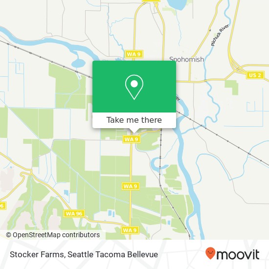 Mapa de Stocker Farms, 10622 Airport Way Snohomish, WA 98296