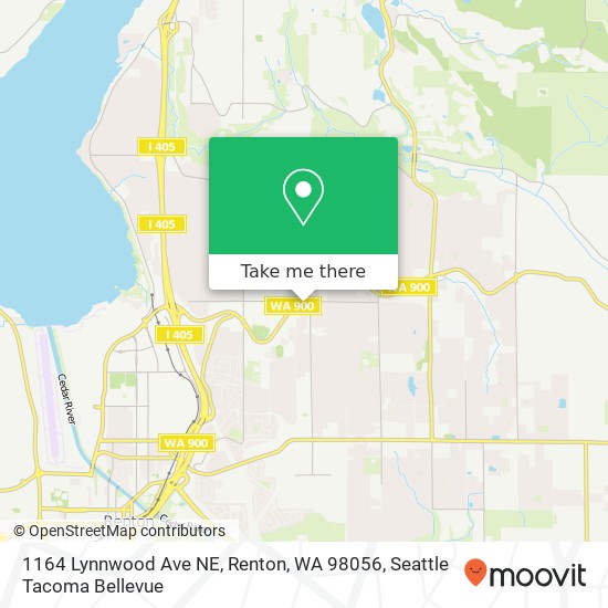 1164 Lynnwood Ave NE, Renton, WA 98056 map