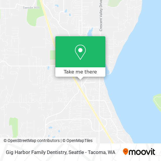 Gig Harbor Family Dentistry map