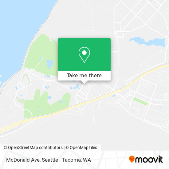 McDonald Ave map