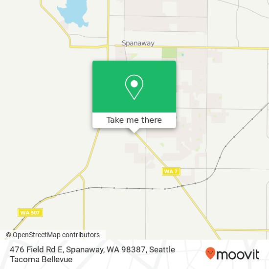 476 Field Rd E, Spanaway, WA 98387 map