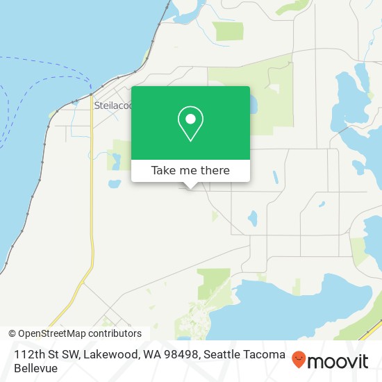 Mapa de 112th St SW, Lakewood, WA 98498