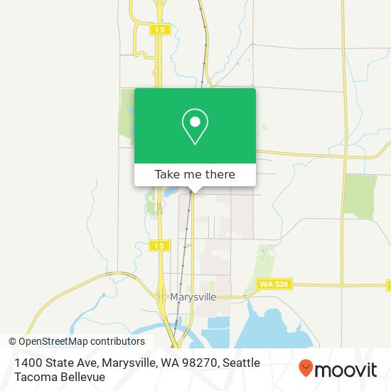 1400 State Ave, Marysville, WA 98270 map