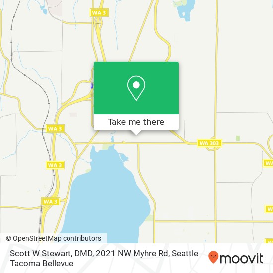 Mapa de Scott W Stewart, DMD, 2021 NW Myhre Rd