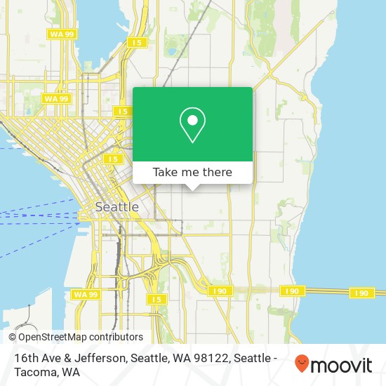 16th Ave & Jefferson, Seattle, WA 98122 map