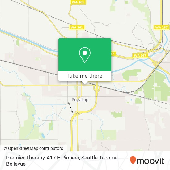 Mapa de Premier Therapy, 417 E Pioneer