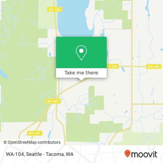 Mapa de WA-104, Kingston, WA 98346