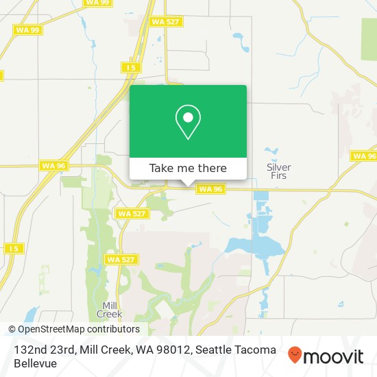 Mapa de 132nd 23rd, Mill Creek, WA 98012