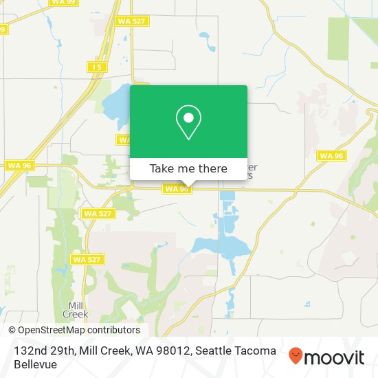 Mapa de 132nd 29th, Mill Creek, WA 98012