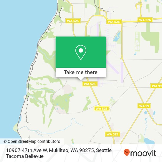 Mapa de 10907 47th Ave W, Mukilteo, WA 98275