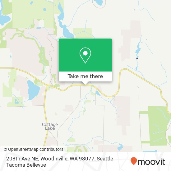 208th Ave NE, Woodinville, WA 98077 map