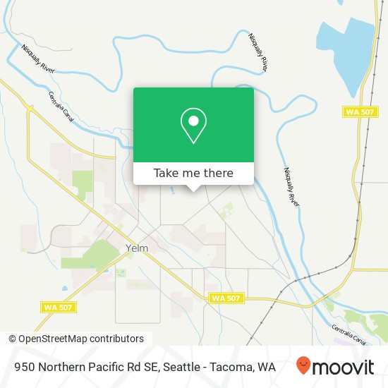 950 Northern Pacific Rd SE, Yelm, WA 98597 map