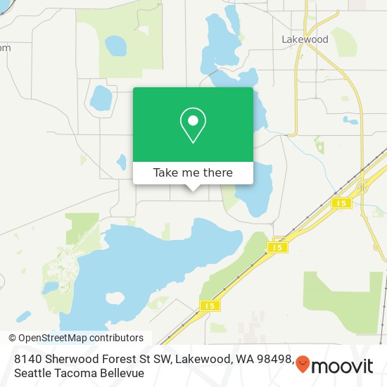 8140 Sherwood Forest St SW, Lakewood, WA 98498 map