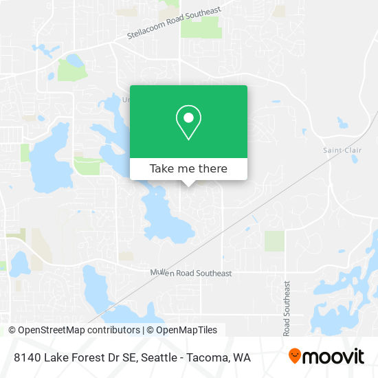 Mapa de 8140 Lake Forest Dr SE