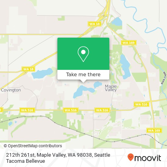 212th 261st, Maple Valley, WA 98038 map