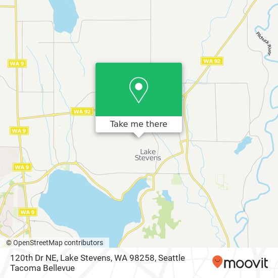 120th Dr NE, Lake Stevens, WA 98258 map