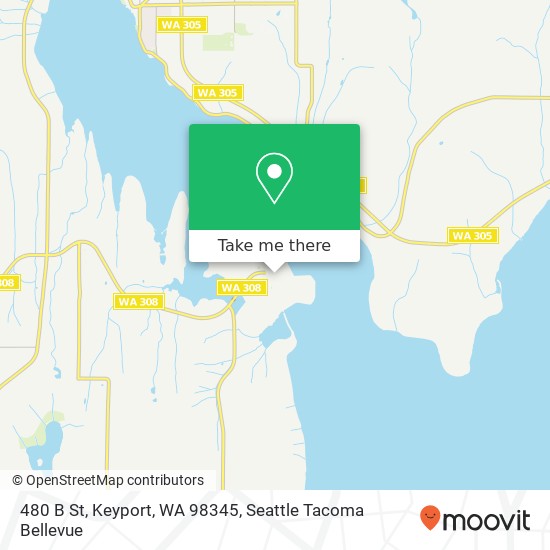 Mapa de 480 B St, Keyport, WA 98345