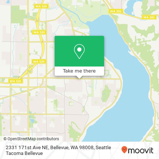 2331 171st Ave NE, Bellevue, WA 98008 map