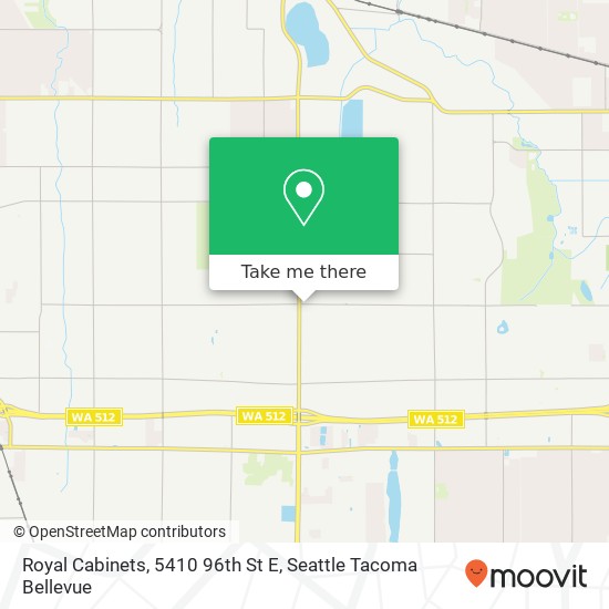 Mapa de Royal Cabinets, 5410 96th St E