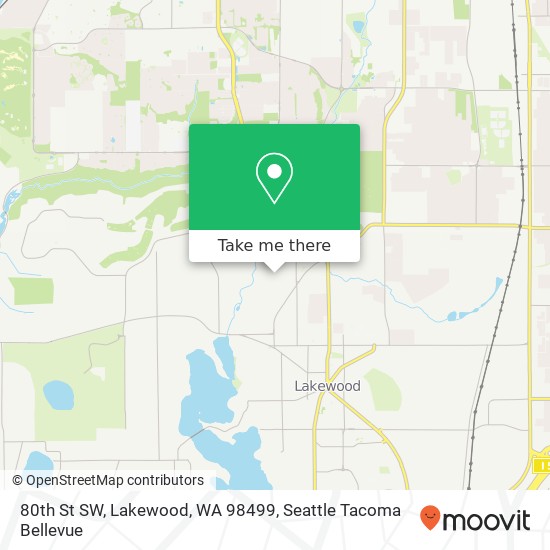 80th St SW, Lakewood, WA 98499 map