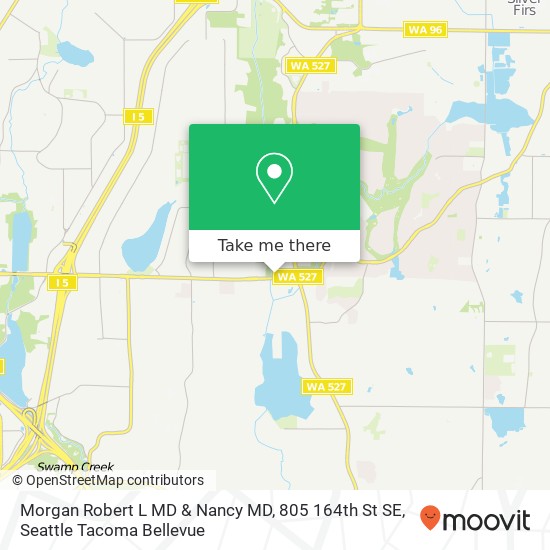 Mapa de Morgan Robert L MD & Nancy MD, 805 164th St SE