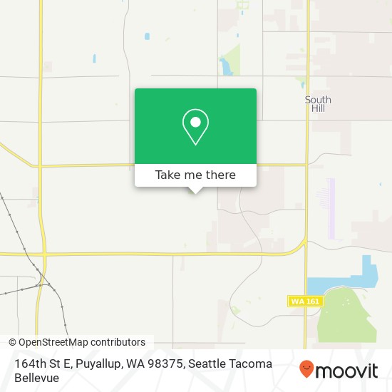 164th St E, Puyallup, WA 98375 map