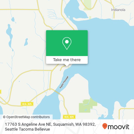 17763 S Angeline Ave NE, Suquamish, WA 98392 map