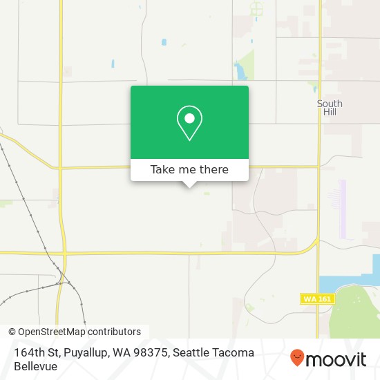 Mapa de 164th St, Puyallup, WA 98375