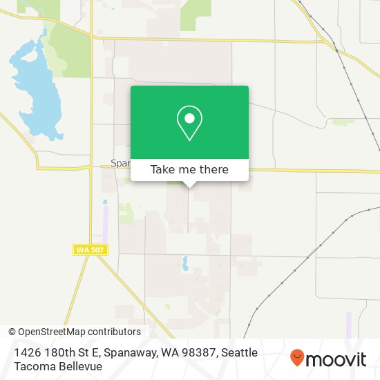 1426 180th St E, Spanaway, WA 98387 map