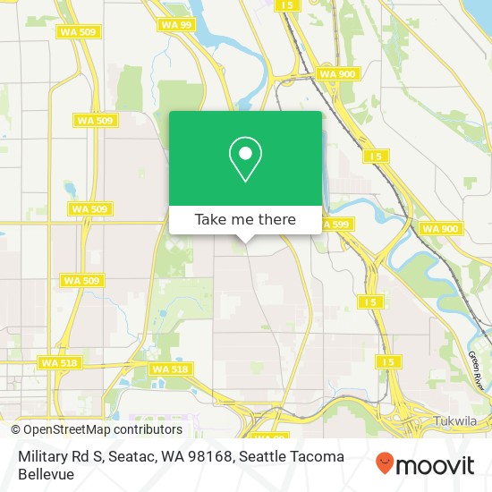 Military Rd S, Seatac, WA 98168 map