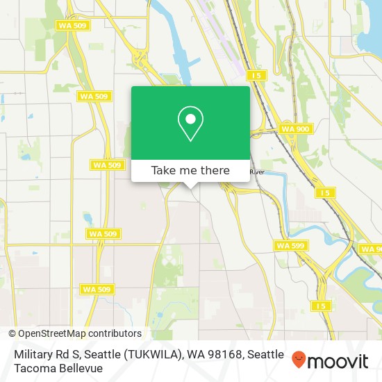 Military Rd S, Seattle (TUKWILA), WA 98168 map