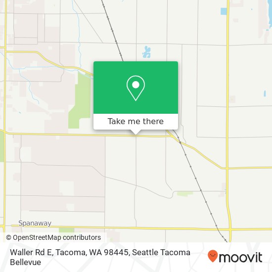 Mapa de Waller Rd E, Tacoma, WA 98445