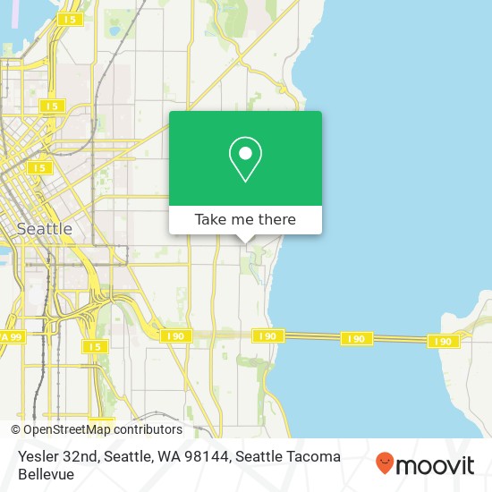 Mapa de Yesler 32nd, Seattle, WA 98144