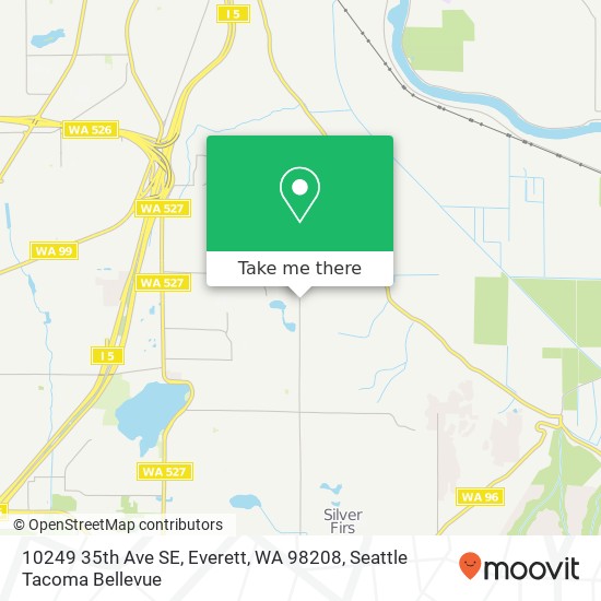 Mapa de 10249 35th Ave SE, Everett, WA 98208