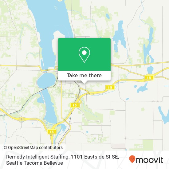 Mapa de Remedy Intelligent Staffing, 1101 Eastside St SE