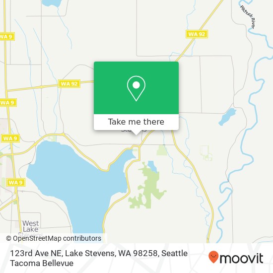 123rd Ave NE, Lake Stevens, WA 98258 map