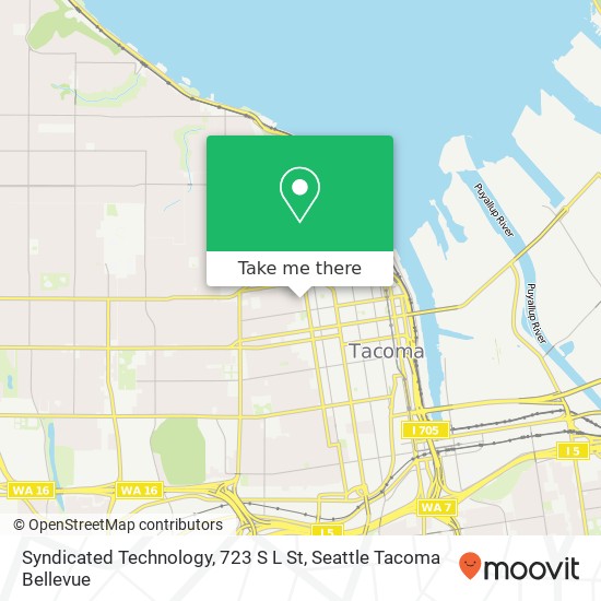 Mapa de Syndicated Technology, 723 S L St