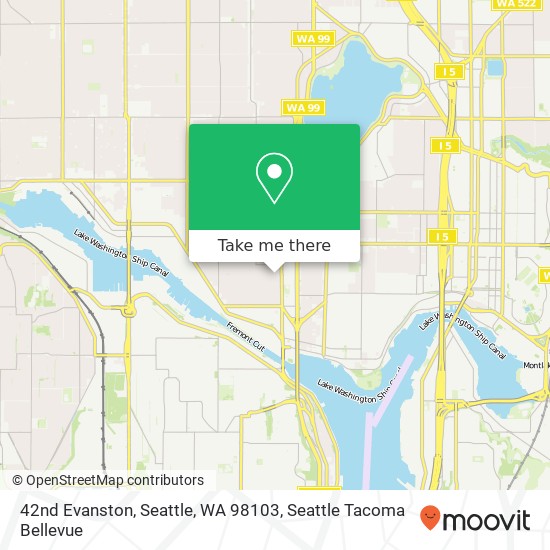 42nd Evanston, Seattle, WA 98103 map