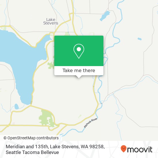 Mapa de Meridian and 135th, Lake Stevens, WA 98258