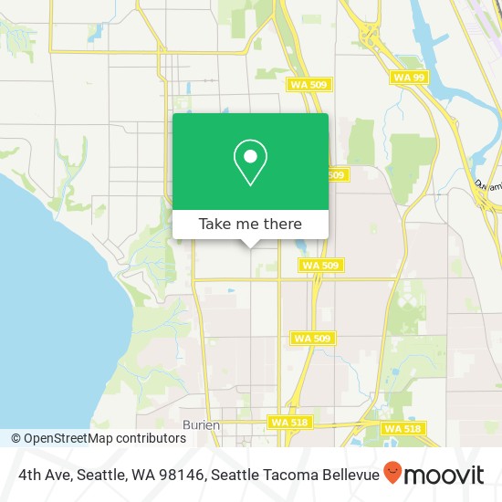 4th Ave, Seattle, WA 98146 map