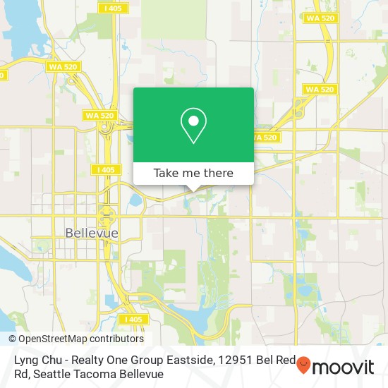 Mapa de Lyng Chu - Realty One Group Eastside, 12951 Bel Red Rd