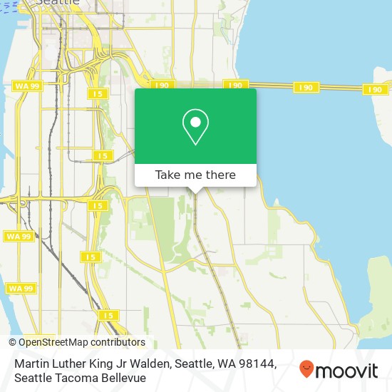 Martin Luther King Jr Walden, Seattle, WA 98144 map